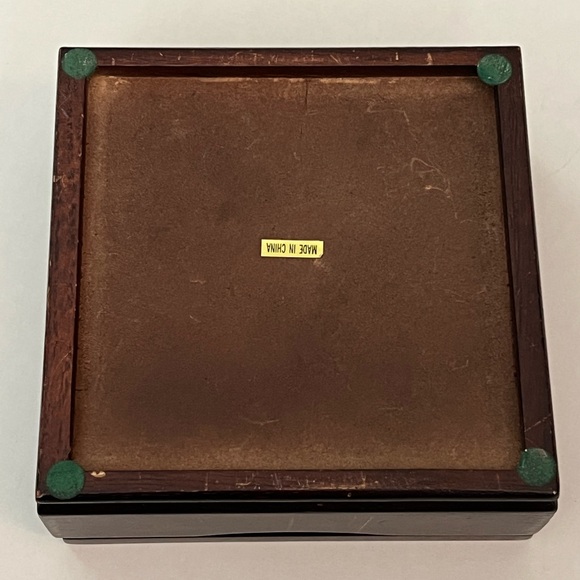 Jewelry Box - wood and glass - Picture 5 of 8